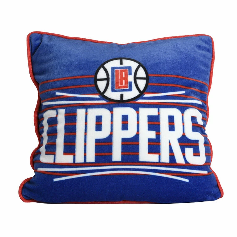 Hot Sale π Nemcor NBA Los Angeles Clippers Pillow Cushion, 18" X 18" π