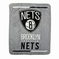 Coupon ✨ Nemcor NBA Brooklyn Nets Throw Blanket, 50" X 60" ⭐