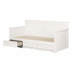 Outlet 😀 South Shore, Daybed With Storage - Pure White 🧨