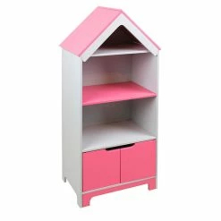 Best Sale 👍 Danawares Pink/White Dollhouse Book Shelf ⭐