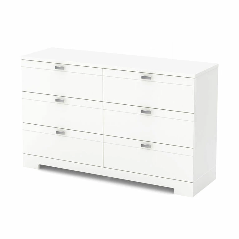 Wholesale π South Shore Reevo 6-Drawer Double π Dresser- Pure White π―