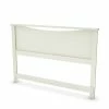 Outlet 👍 South Shore Step One Headboard - Modern Style- Pure White 🎉