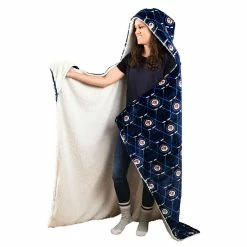 Hot Sale 🔔 Nemcor NHL Winnipeg Jets Hooded Wearable Throw Blanket, 50" X 70" ✔️