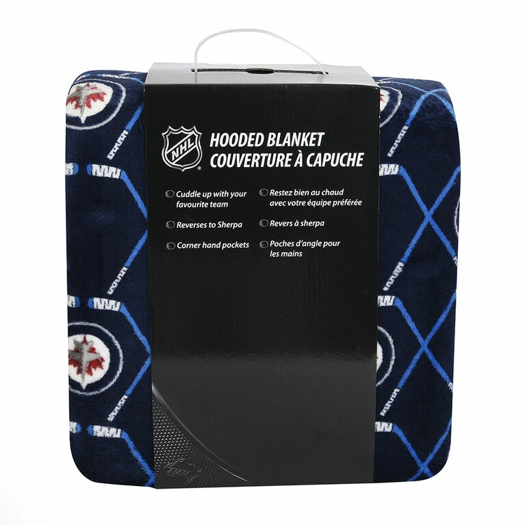 Hot Sale π Nemcor NHL Winnipeg Jets Hooded Wearable Throw Blanket, 50" X 70" βοΈ - Image 7