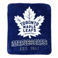 Budget 🛒 Nemcor NHL Toronto Maple Leafs Plush Super Soft Blanket, 40" X 50" ⌛