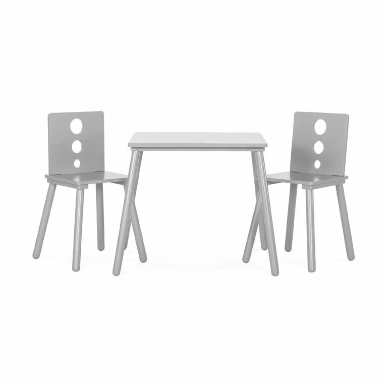 Flash Sale π Child Craft Forever Eclectic Cirque Kids Table And Chairs Set, Cool Gray π€© - Image 2