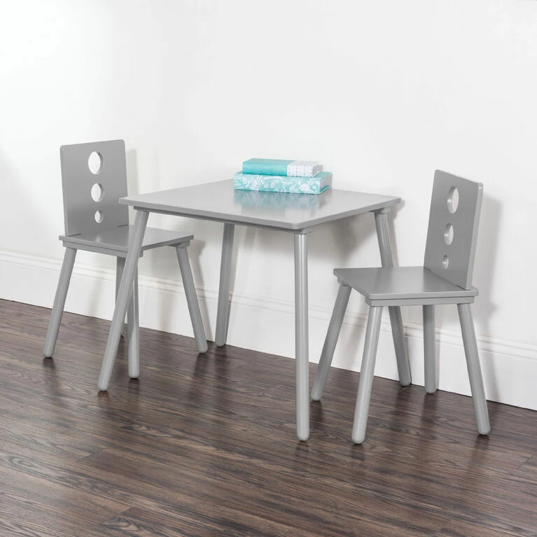 Flash Sale π Child Craft Forever Eclectic Cirque Kids Table And Chairs Set, Cool Gray π€© - Image 3