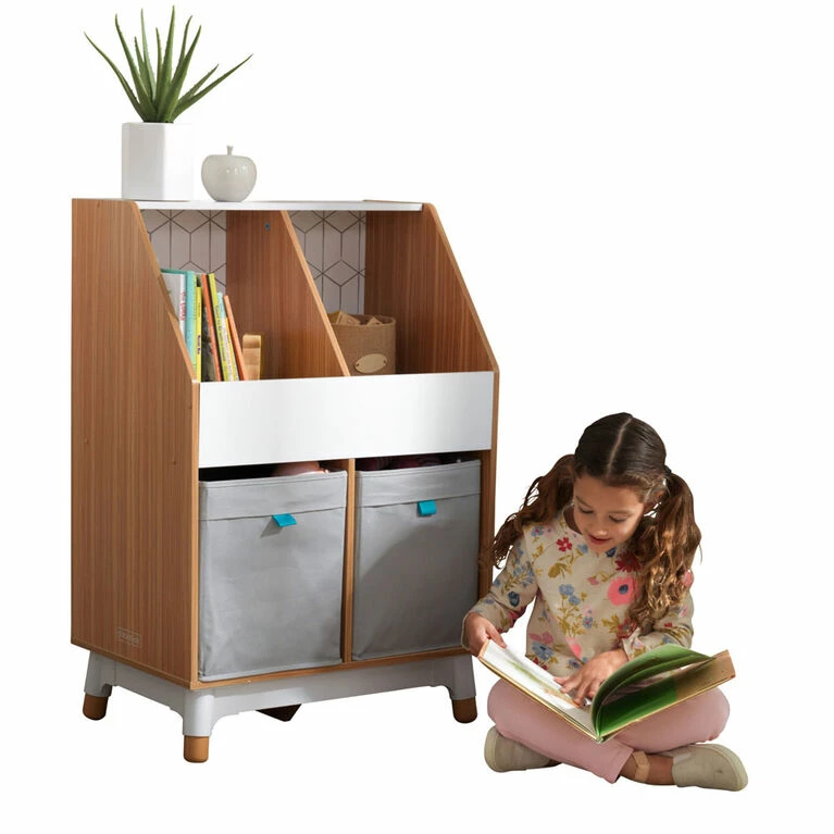 Discount π KidKraft Mid-Century Kid Bin Storage Unit π - Image 2