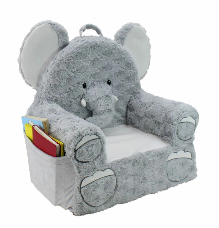 Flash Sale 𧨠Animal Adventure Soft Landing Sweet Seats - Elephant Character Chair π - Image 2