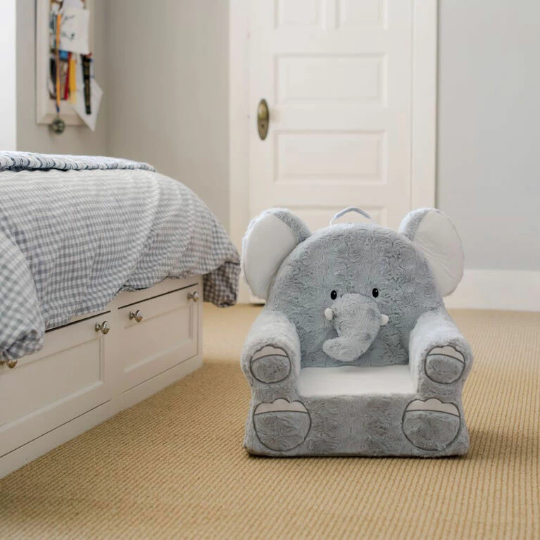 Flash Sale 𧨠Animal Adventure Soft Landing Sweet Seats - Elephant Character Chair π - Image 5