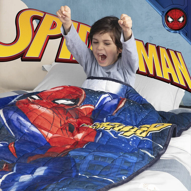 Deals ???? Nemcor Disney Spiderman Kids Weighted Blanket (40 X 60 Inches), 6lbs ???? 2 Deals ???? Nemcor Disney Spiderman Kids Weighted Blanket (40 X 60 Inches), 6lbs ???? - Image 2