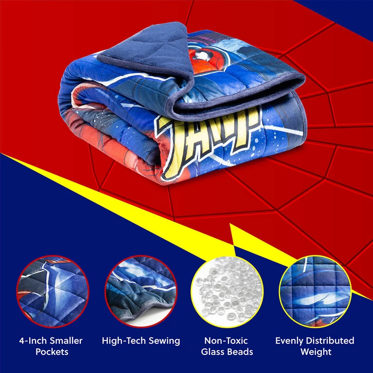 Deals ???? Nemcor Disney Spiderman Kids Weighted Blanket (40 X 60 Inches), 6lbs ???? 3 Deals ???? Nemcor Disney Spiderman Kids Weighted Blanket (40 X 60 Inches), 6lbs ???? - Image 3