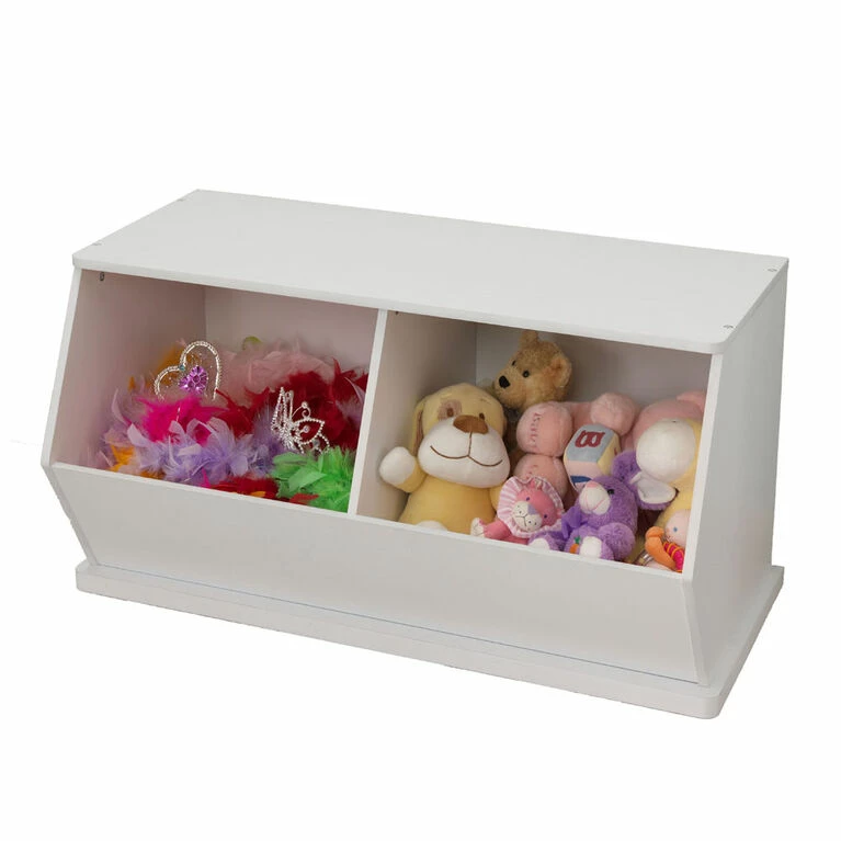 Hot Sale 😀 KidKraft - Double Storage Unit - White ✨