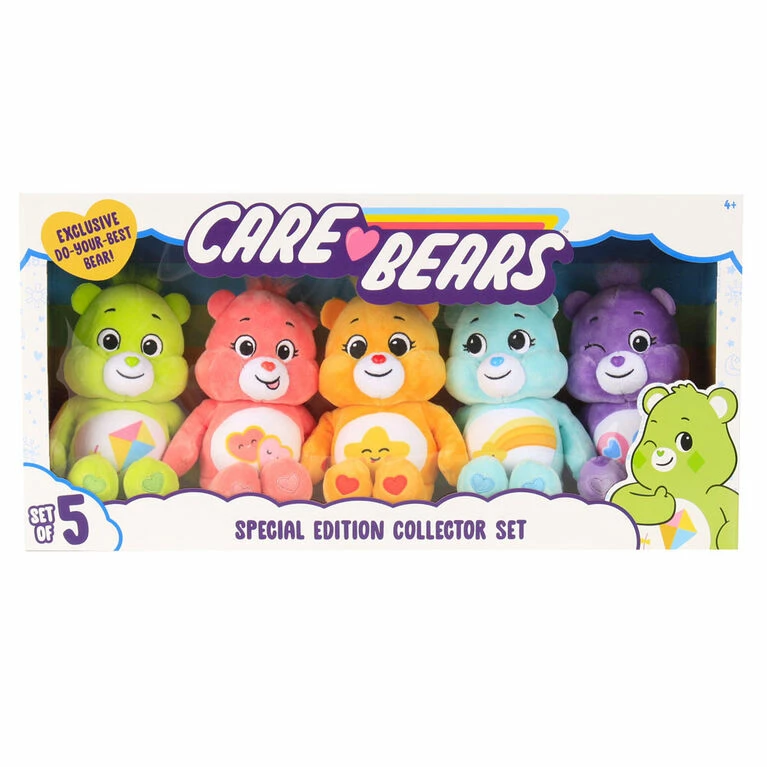 Best Sale π Basic Fun Care Bears Bean Plush - Special Collector Set - Exclusive Do-Your-Best Bear Included! π - Image 3