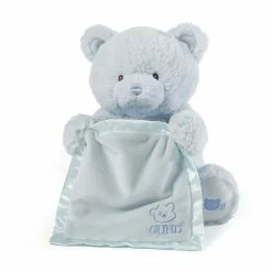 Coupon 👍 Spin Master Baby GUND Peek-A-Boo My 1st Teddy Blue Bear Animated Plush Stuffed Animal, 11.5 Inch - English Edition 🌟
