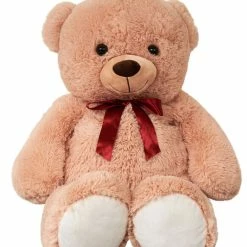 Best Pirce 🔥 Animal Alley 40 Inch / 101cm Bear With Red Bow - R Exclusive 🧨