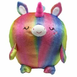 Hot Sale 🎁 Kids Preferred Cuddle Pal Round Huggable Sparkler The Unicorn 🔔