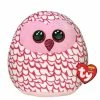 Discount 🛒 Ty Squish Pinky Pink Owl 14 Inch ⭐