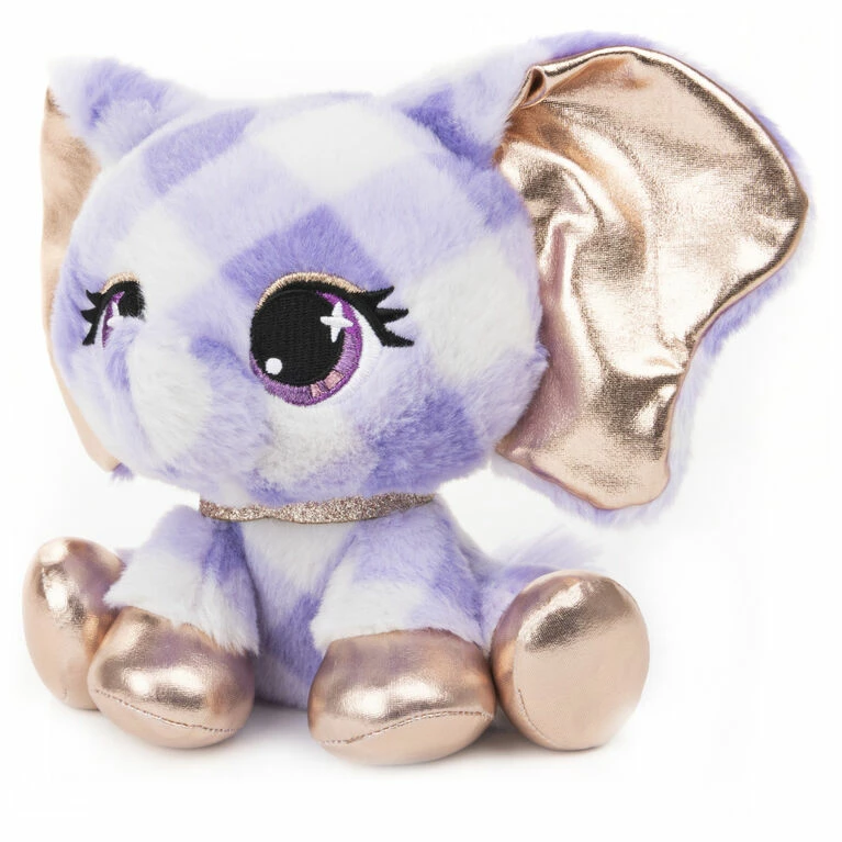 Outlet π Spin Master GUND P.Lushes Designer Fashion Pets Ella L'Phante Elephant Premium Stuffed Animal, Blue And Gold, 6" π - Image 2