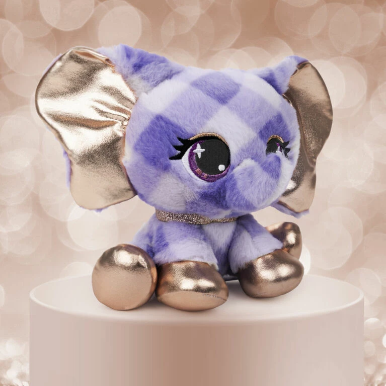 Outlet π Spin Master GUND P.Lushes Designer Fashion Pets Ella L'Phante Elephant Premium Stuffed Animal, Blue And Gold, 6" π - Image 6