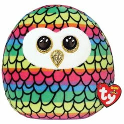 Cheap 🔥 Ty Squish Owen Rainbow Owl 10 Inch 😉
