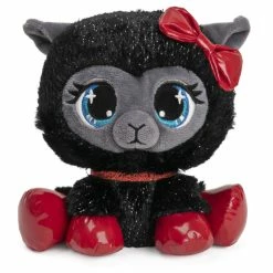 Wholesale 🎉 Spin Master GUND P.Lushes Designer Fashion Pets Special-Edition Ba-Bah Noir Llama Premium Stuffed Animal, Black And Red, 6" 👍