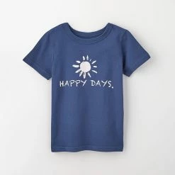 Promo 🤩 RISE Little Earthling Little Styler Graphic Tee Dark Blue 😀