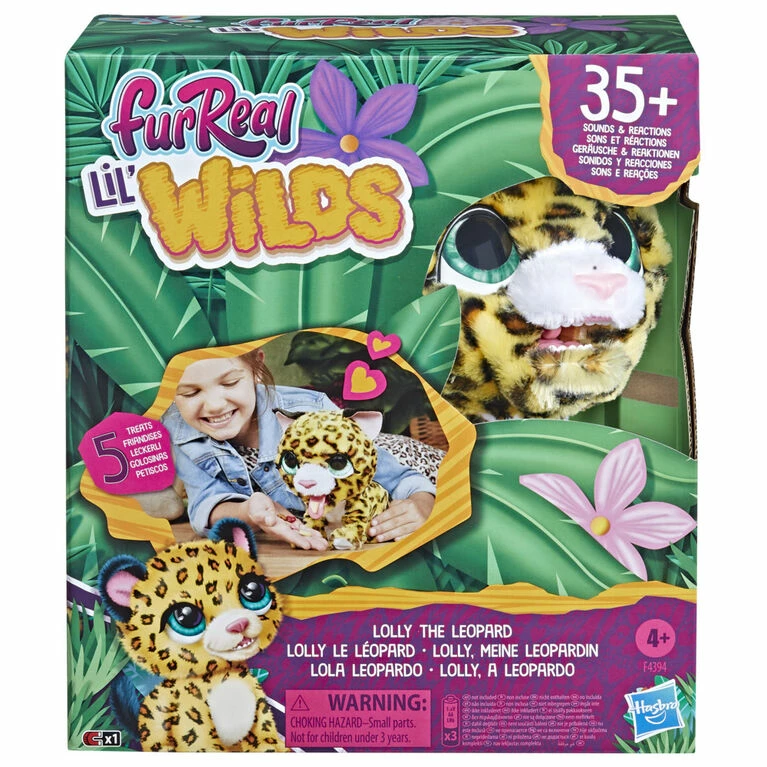 Best Sale β€οΈ Hasbro FurReal Lil' Wilds Lolly The Leopard Interactive Animatronic Plush Toy π - Image 2
