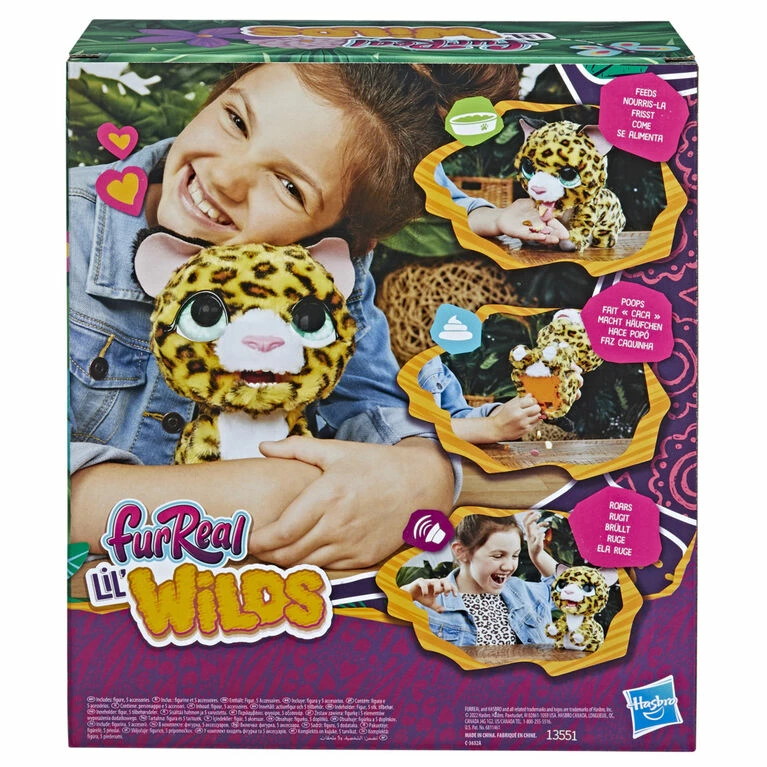 Best Sale β€οΈ Hasbro FurReal Lil' Wilds Lolly The Leopard Interactive Animatronic Plush Toy π - Image 3