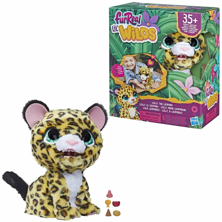 Best Sale β€οΈ Hasbro FurReal Lil' Wilds Lolly The Leopard Interactive Animatronic Plush Toy π - Image 4