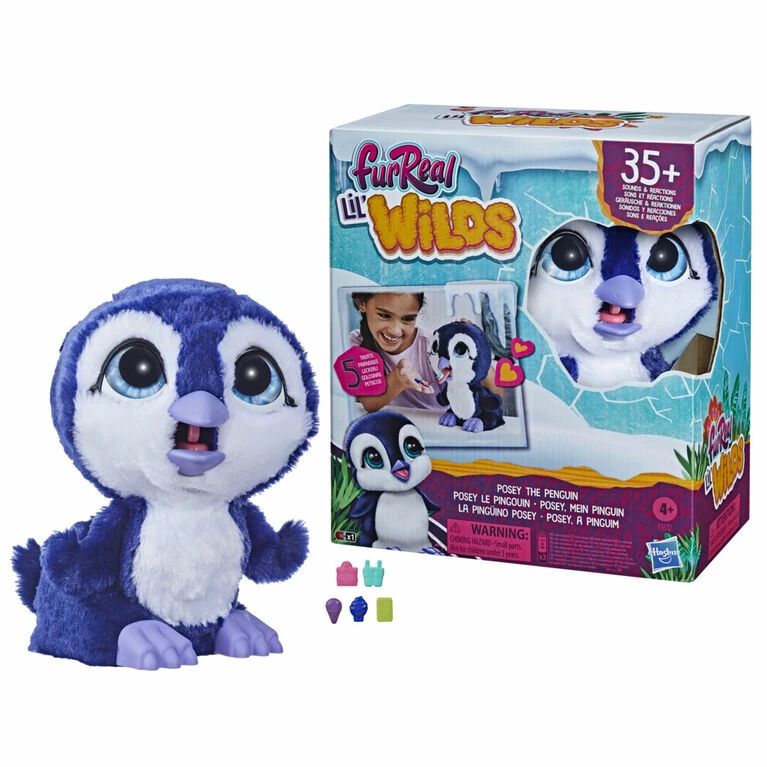 Wholesale ???? Hasbro FurReal Lil' Wilds Posey The Penguin Interactive Animatronic Plush Toy: Electronic Pet - R Exclusive ⭐ 2 Wholesale ???? Hasbro FurReal Lil' Wilds Posey The Penguin Interactive Animatronic Plush Toy: Electronic Pet - R Exclusive ⭐ - Image 2