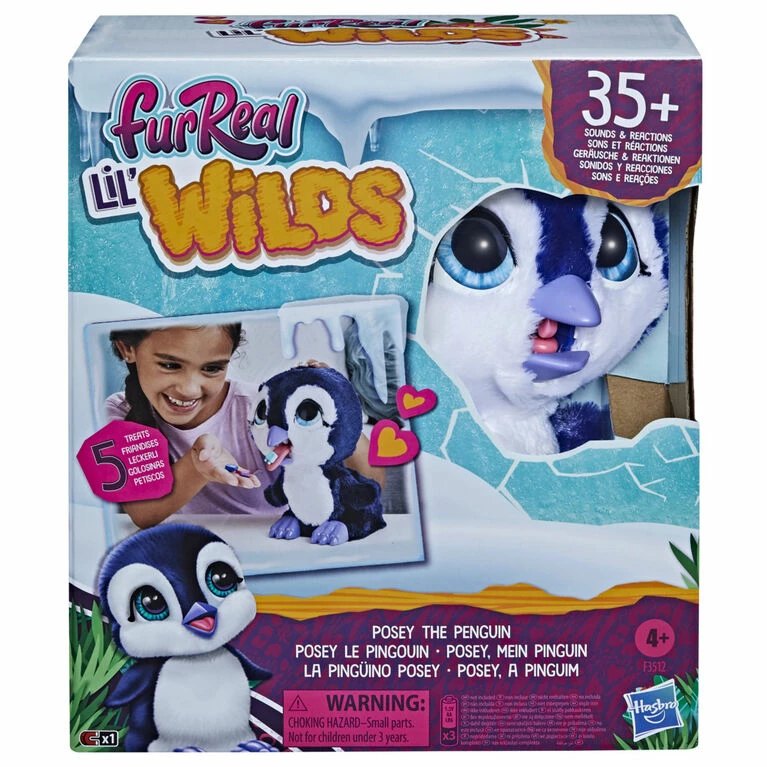 Wholesale ???? Hasbro FurReal Lil' Wilds Posey The Penguin Interactive Animatronic Plush Toy: Electronic Pet - R Exclusive ⭐ 3 Wholesale ???? Hasbro FurReal Lil' Wilds Posey The Penguin Interactive Animatronic Plush Toy: Electronic Pet - R Exclusive ⭐ - Image 3