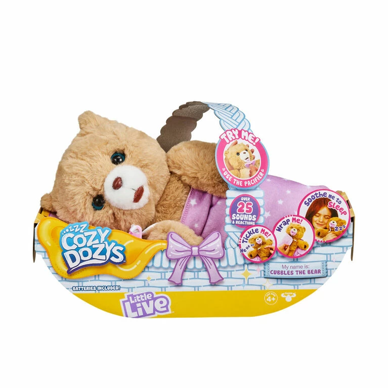 Best deal ❤️ Moose Toys Little Live Pets Cozy Dozys Single Pack - Cubbles ✨ - Image 3