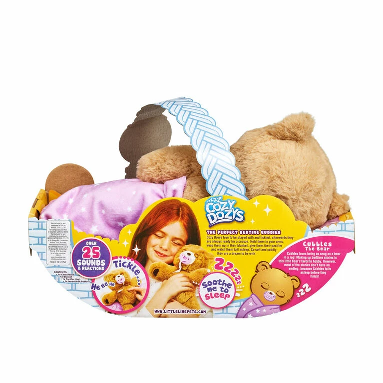 Best deal ❤️ Moose Toys Little Live Pets Cozy Dozys Single Pack - Cubbles ✨ - Image 4