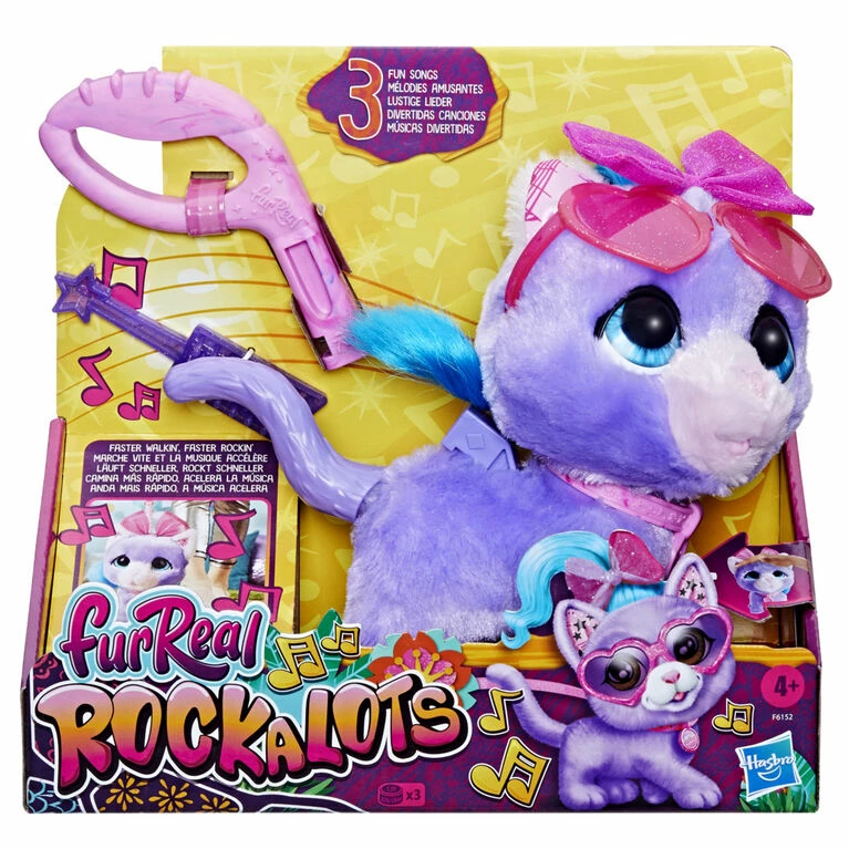 Best deal π Hasbro FurReal Rockalots Kitty Musical Walking Toy: Electronic Pet With 3 Fun Songs, Sound Effects, Bobblehead Motion, 3 Accessories - R Exclusive π₯ - Image 2