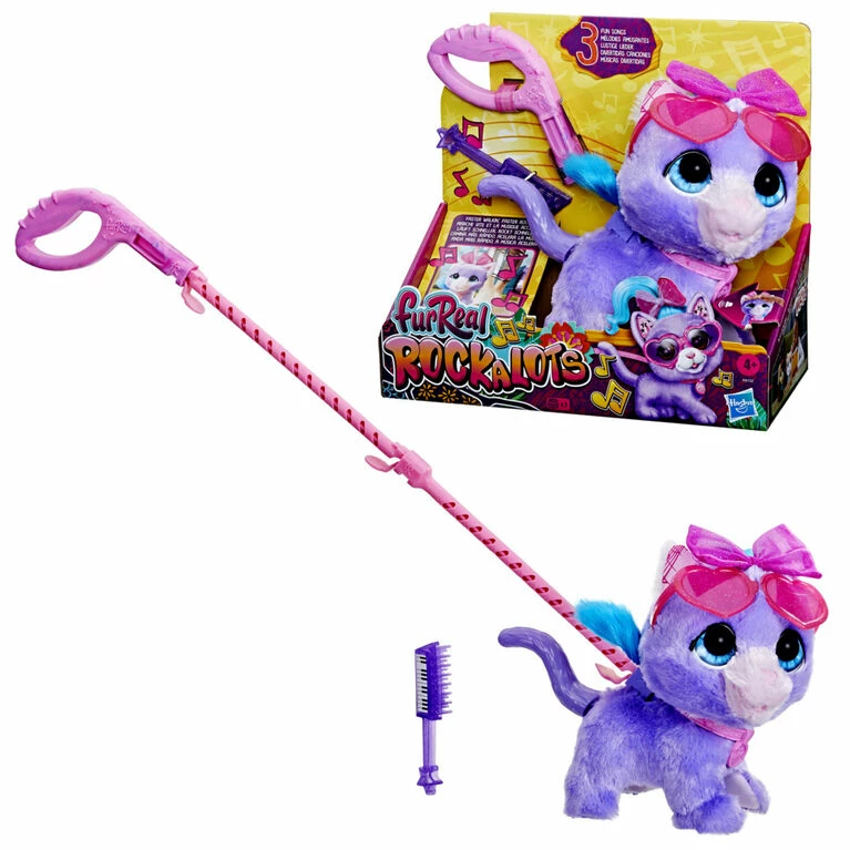 Best deal π Hasbro FurReal Rockalots Kitty Musical Walking Toy: Electronic Pet With 3 Fun Songs, Sound Effects, Bobblehead Motion, 3 Accessories - R Exclusive π₯ - Image 5