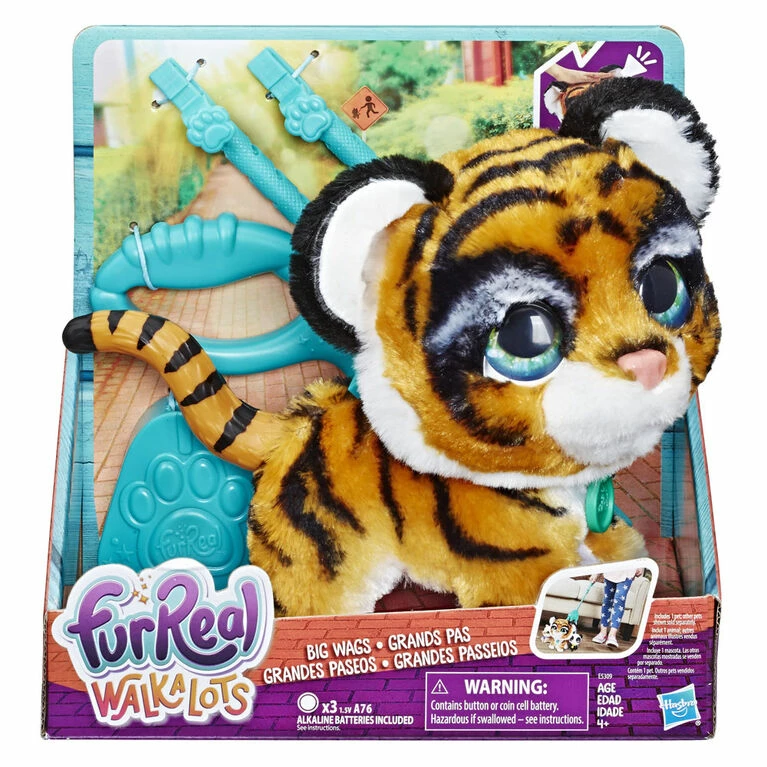 Hot Sale π Hasbro FurReal Walkalots Big Wags Animatronic Plush Tiger Toy - R Exclusive π― - Image 2