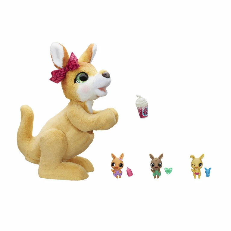 Discount 🤩 Hasbro FurReal Mama Josie The Kangaroo Interactive Pet Toy, 70+ Sounds & Reactions ❤️