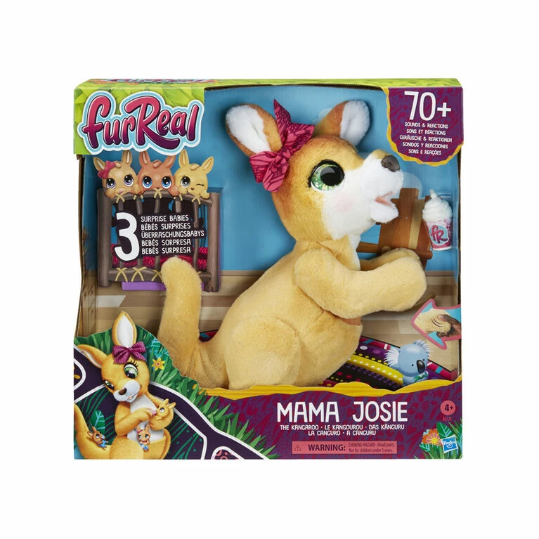 Discount 🤩 Hasbro FurReal Mama Josie The Kangaroo Interactive Pet Toy, 70+ Sounds & Reactions ❤️ - Image 2