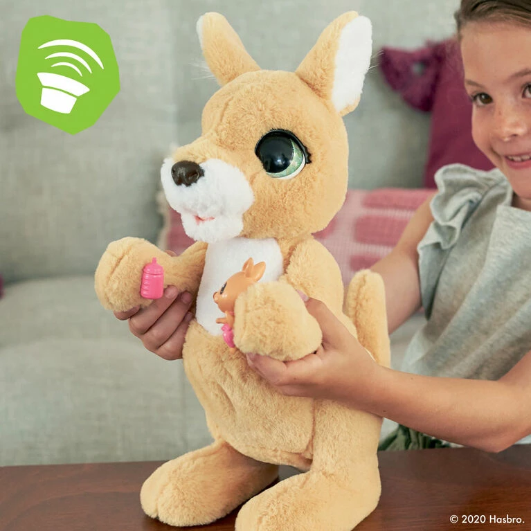 Discount 🤩 Hasbro FurReal Mama Josie The Kangaroo Interactive Pet Toy, 70+ Sounds & Reactions ❤️ - Image 4