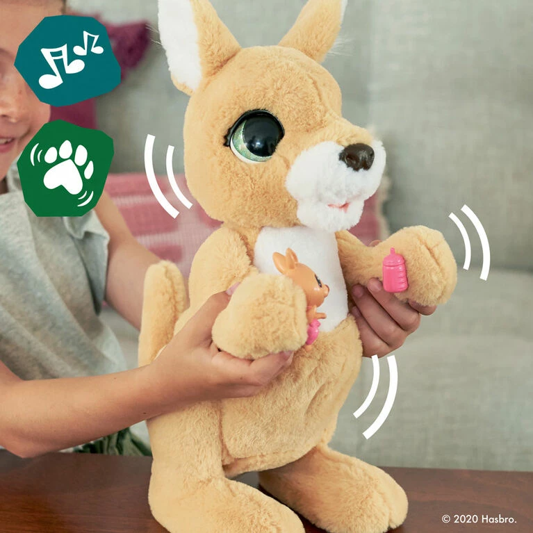 Discount 🤩 Hasbro FurReal Mama Josie The Kangaroo Interactive Pet Toy, 70+ Sounds & Reactions ❤️ - Image 5