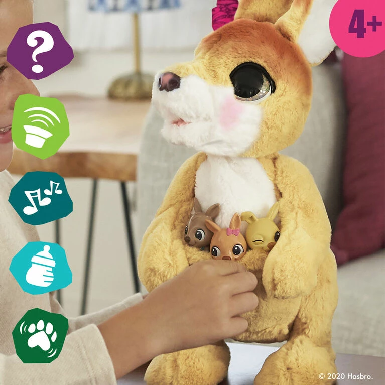 Discount 🤩 Hasbro FurReal Mama Josie The Kangaroo Interactive Pet Toy, 70+ Sounds & Reactions ❤️ - Image 6