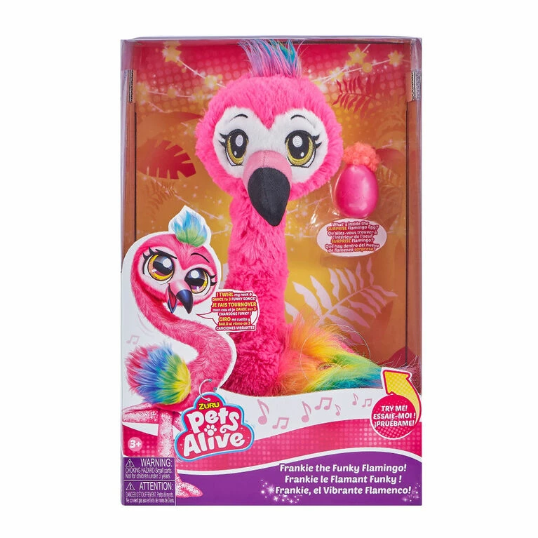 Buy π Zuru Pets Alive Frankie The Funky Flamingo Battery-Powered Dancing Robotic Toy - R Exclusive π - Image 2