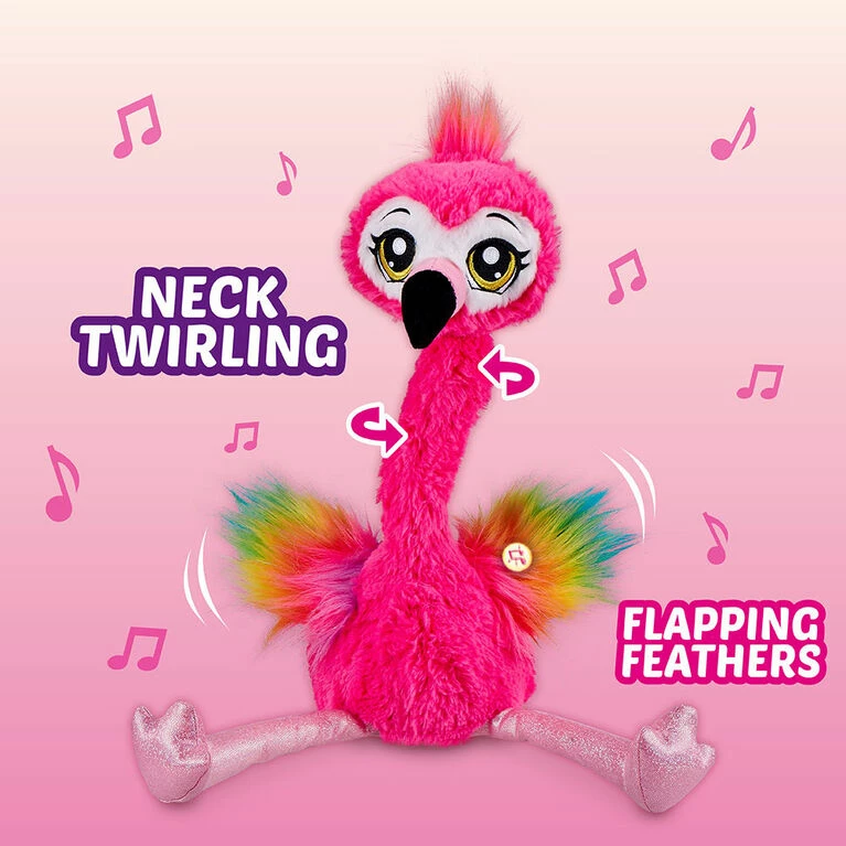 Buy π Zuru Pets Alive Frankie The Funky Flamingo Battery-Powered Dancing Robotic Toy - R Exclusive π - Image 6
