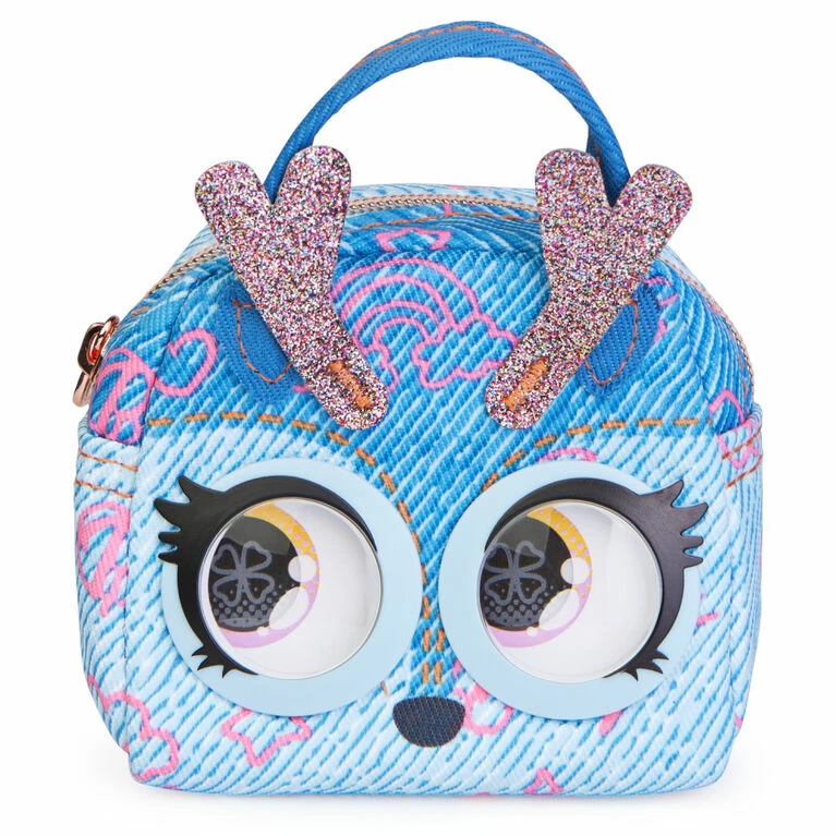 Cheapest π Spin Master Purse Pets Micros, Denim Deerie Stylish Small Purse With Eye Roll Feature β€οΈ - Image 2