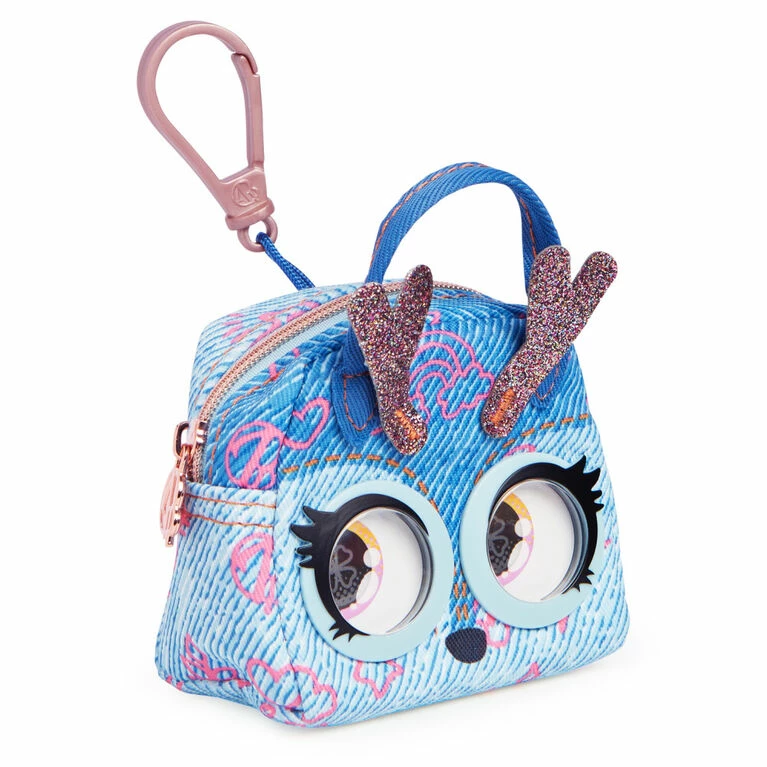 Cheapest π Spin Master Purse Pets Micros, Denim Deerie Stylish Small Purse With Eye Roll Feature β€οΈ - Image 3