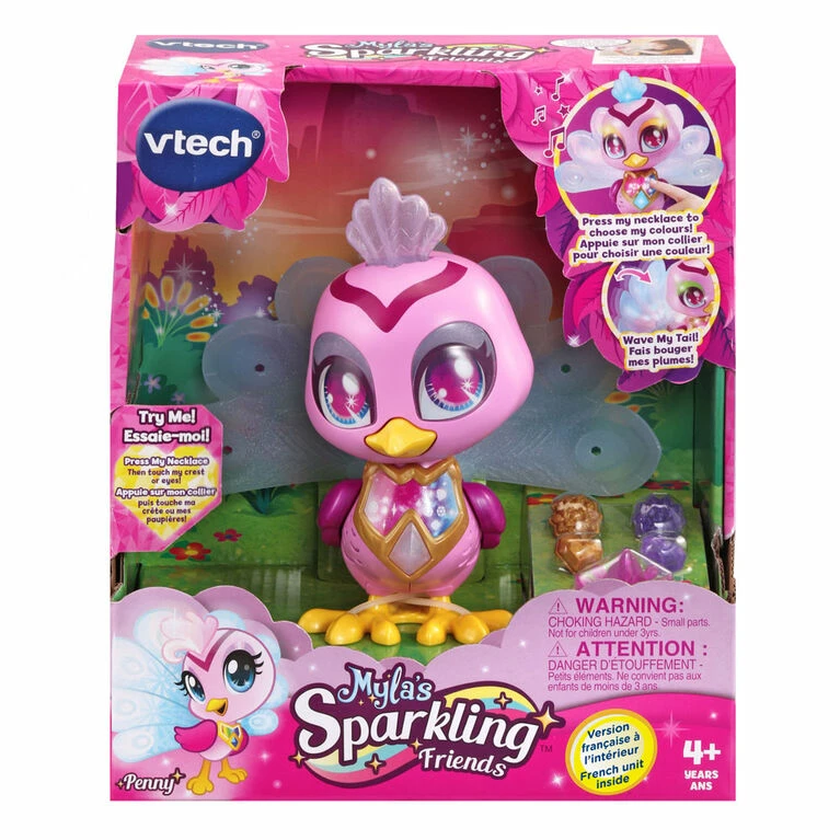 New π VTech Sparklings Penny The Peacock - French Edition βοΈ - Image 4