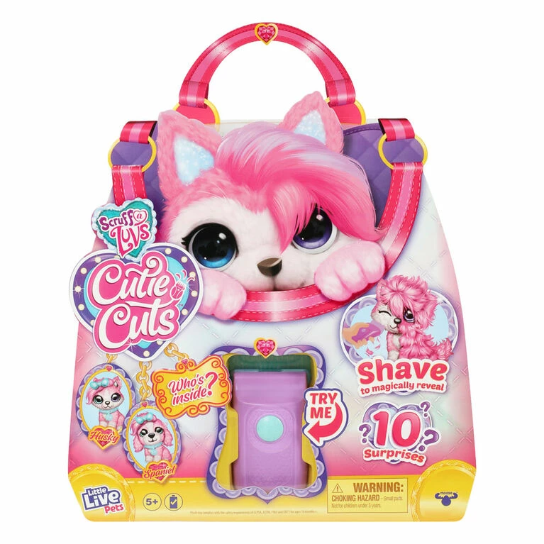 Wholesale π― Moose Toys Little Live Scruff-A-Luvs Cutie Cuts Pastel Pink And White - R Exclusive π―