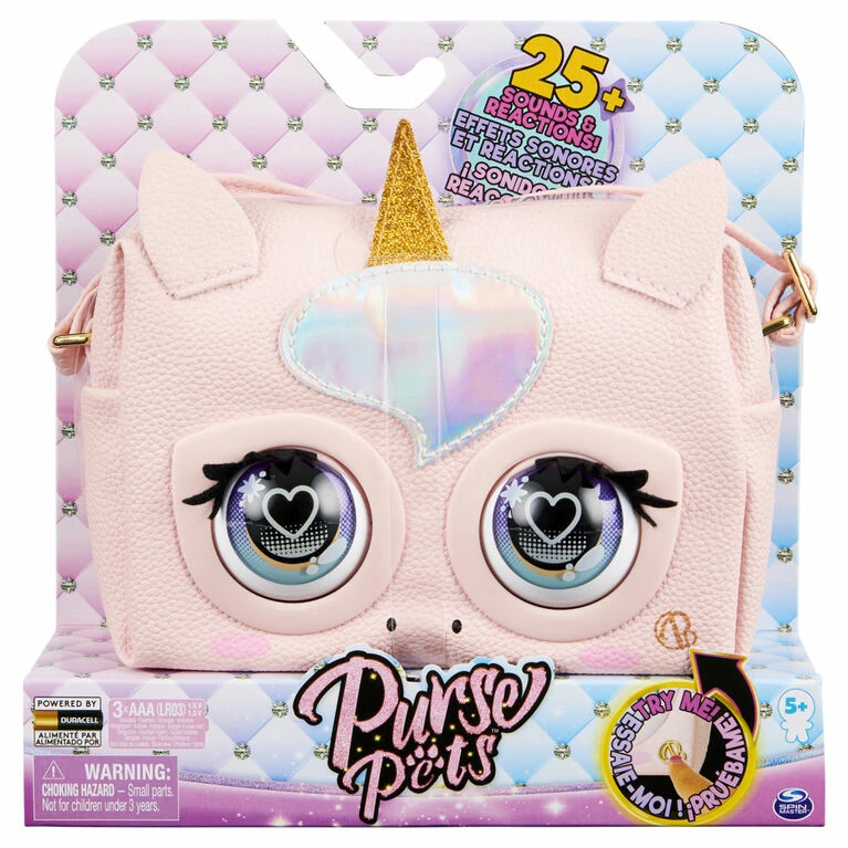 Outlet π Spin Master Purse Pets, Glamicorn Unicorn Interactive Purse Pet With Over 25 Sounds And Reactions π - Image 2